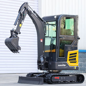 Excavadora de 2 Toneladas, Equipo Hidráulico Económico para Movimiento de Tierras, Excavadora para Uso Doméstico, Agrícola y Forestal con Motor Kubota y Cabina - Product Image 4