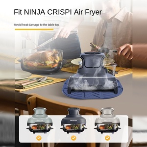 Alfombrilla de Silicona <span class=keywords><strong>Multifuncional</strong></span> Resistente al Calor, Diseño Antideslizante, Apta para Freidoras de Aire y Tapas de Ollas, Aislante para Cocina - Product Image 3