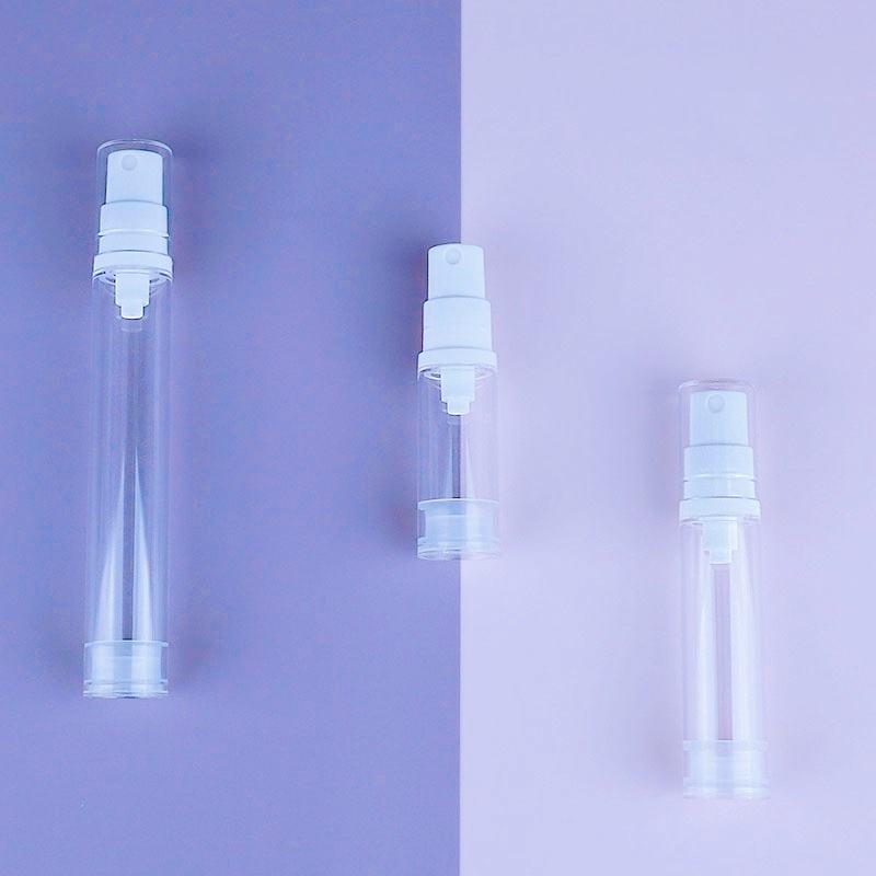 ขวดสูญญากาศ + หัวสเปรย์สีขาว