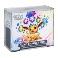 Boîte de protection transparente en acrylique pour cartes Elite Trainer Box avec couvercle magnétique puissant