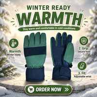 Gants de ski professionnels en nylon légers et imperméables, protection contre les chocs, TJ SNOW, thermiques, unisexes, pour snowboard, hiver extrême