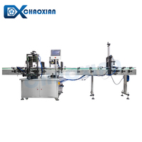 Ligne de production de machines de remplissage et de scellage automatiques linéaires CX pour flacons de parfum en verre, pour l'emballage de flacons de parfum