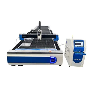 Hot Sale Metal Fiber Laser 3015 China Genuo Factory Single Table Laser Cutting Machine Price