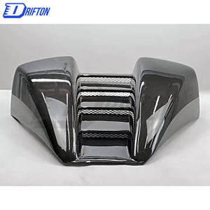 Cubierta de entrada de aire del motor trasero del coche para Mclaren 570S 570GT piezas de fibra de carbono seco - Product Image 5