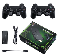 Console populaire 64 Go Consoles de jeux vidéo sans fil 4K HD M8 Game Stick Lite avec manette intégrée 20000 + jeux