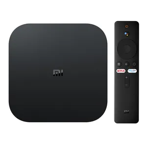원래 Xiao-mi Mi TV Box S 4K 안드로이드 8.1 HDR 2G 8G WiFi BT4.2 Google Cast Netflix 스마트 TV 박스 미디어 플레이어 글로벌 버전