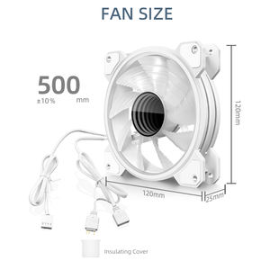 مروحة COOLMOON للبيع المباشر بسعر الجملة مروحة غلاف الكمبيوتر الرخيصة PWM ARGB المدعومة من مواد اصلية مروحة كمبيوتر للألعاب عالية الجودة 120مم - Product Image 6