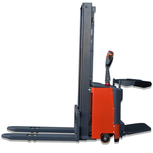 Factory Direct 1.0 Ton Standing Electric Stacker with PU Tire 2600mm Height of Mast Warehouse <b>Material</b> <b>Handling</b> Equipment - Product Image 5