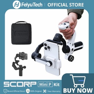 Gimbal điện thoại thông minh 3 trục FeiyuTech Scorp Mini-P Kit, tích hợp AI theo dõi, đèn trợ sáng, bảng điều khiển, dành cho <span class=keywords><strong>iPhone</strong></span> 16 Pro Max và Android - Product Image 5