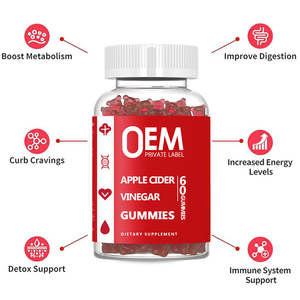 Fabricante OEM de vitaminas adelgazantes gomitas para perder peso, suplemento de nutrición orgánica, gomitas adelgazantes - Product Image 3