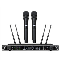 Microphone sans fil UHF professionnel AD4D KSM8 500/600/900mhz avec casque