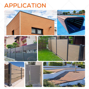 चीन Wpc एल्यूमीनियम गार्डन बाड़ पैनल बोर्ड गर्मी से इलाज लकड़ी के अनुकूल जल-रोधी 3 डी मॉडलिंग उपलब्ध है - Product Image 5