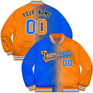 Varsity Baseball Jacket For Mens Casual Flight Letterman Bomber Split Unisex Outdoorwear Personalized Wholesale Manufacture OEM