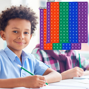 Vente <span class=keywords><strong>en</strong></span> gros 104 CVC Jeux de <span class=keywords><strong>mots</strong></span> à vue Pousser Bubble Board 52 Flashcards Alphabets Apprentissage Éducatif Silicone Pop Fidget Jouets - Product Image 3