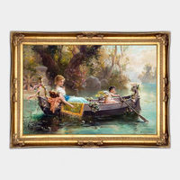 Peinture à l'huile sur mesure peinte à la main de hans-zatzka, Reproduction de la célèbre peinture à l'huile pour la décoration murale de la maison