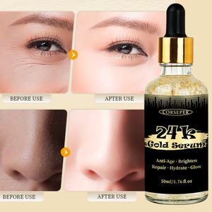 เซรั่มทองคำ24K สำหรับผิวหน้าทองคำ99.9% บริสุทธิ์ทองคำบริสุทธิ์ไวท์เทนนิ่งเรืองแสงต่อต้านริ้วรอย - Product Image 4
