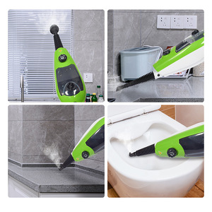Steam <b>Mop</b> 1300W 400Ml Tank 20S Heating 4M Cable 10 In 1 Multi Function <b>Floor</b> <b>Cleaner</b> Green - Product Image 4