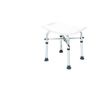 Taburete de ducha Ruikefu de aleación de aluminio, altura ajustable, asiento de baño antideslizante para personas mayores y mujeres embarazadas - Product Image 2