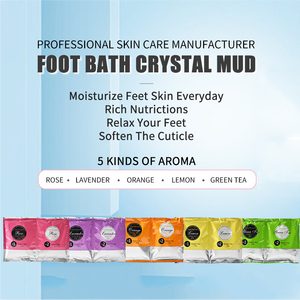 Kit de bain de pieds en gelée de cristal Perfect Spa 50+50g, gelée détoxifiante et sel minéral, traitement professionnel de pédicure, système en 2 étapes - Product Image 4