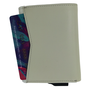 Custom <b>Slim</b> Aluminum Designer Unisex Wallet RFID Blocking Anti-Theft Pop-up Business <b>Card</b> <b>Holder</b> Short Length Zipper CardHoda - Product Image 5