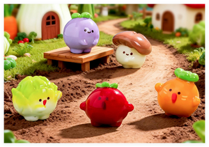 Miniatura <span class=keywords><strong>de</strong></span> Comida Artificial Pintada a Mano en Resina: Frutas, Verduras, Zanahoria, Berenjena, Ajo, Champiñón, Repollo, Tomate - Product Image 6