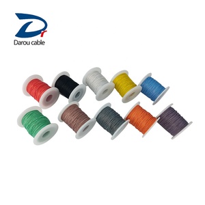 Câble d'alimentation en cuivre toronné rouge noir jaune bleu vert AWM3135 20-30 AWG <span class=keywords><strong>Isolation</strong></span> en silicone souple Marque Darou - Product Image 4