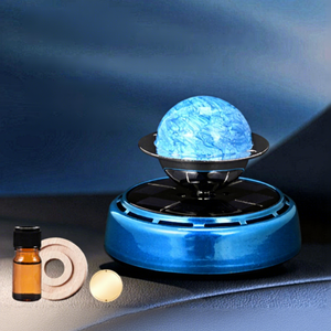 Diffuseur d'arômes pour voiture à énergie solaire avec évaporation naturelle, design moderne en plastique - Product Image 2