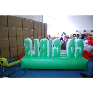 KeepFuns Letras Inflables Gigantes Personalizadas con Frases |   Letreros 3D de Animadoras para Eventos Deportivos y Promociones de Girl Power - Product Image 2