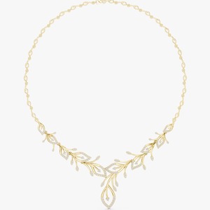 Collier en diamant naturel de qualité supérieure avec pierres taillées brillantes pour femmes, à porter au quotidien et pour les occasions spéciales, disponible à la vente - Product Image 3
