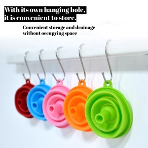 Embudo de Silicona Plegable Multifuncional para Cocina, Mini Embudo de Silicona Plegable - Product Image 3