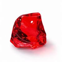 Pendentif en cristal K9 de haute qualité, forme de roche de glace, pièces de lustre en cristal irrégulier coloré pour la décoration d'éclairage
