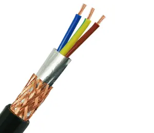 RS485 RS422 RS232 RVVP Kabel Shieldede Fleksibel Kabel 300V Listrik 6cor 1.6Mm Multi Konduktor Tembaga