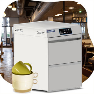 <span class=keywords><strong>Lave</strong></span>-vaisselle électrique automatique autoportant sous le comptoir <span class=keywords><strong>Mini</strong></span> <span class=keywords><strong>lave</strong></span>-glace industriel pour restaurant commercial hôtel - Product Image 2