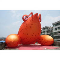Modèle de crabe gonflable personnalisé multicolore, animal marin gonflable géant, décoration gonflable publicitaire