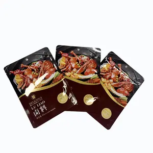 Wholesale Manufacturer Custom Dry Spices Packaging Resealable Chips Spice Snack Nuts Zipper Packing Plastic Food Packaging Bags