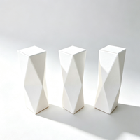 Boîtes pliables en papier de luxe YZ Wholesale, forme géométrique losange, sacs d'emballage cadeau pour parfums et bijoux