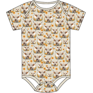 ชุดรอมเปอร์เด็กอ่อนน่ารัก ติดกระดุมแป๊ก ผ้าไผ่ สำหรับเด็กผู้ชายและเด็กผู้หญิง - Product Image 1