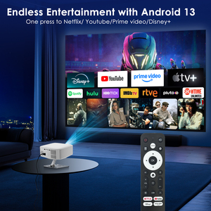 Salange Meilleure vente P92max Original Net-flix Projecteur Portable Mini 4K Android 13 Projecteurs Smart Home Cinema - Product Image 3