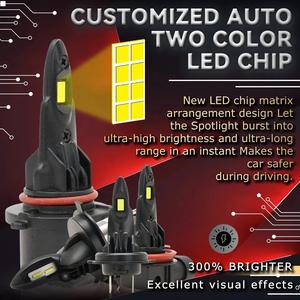 A52 LED faro Hi <span class=keywords><strong>Lo</strong></span> Beam alta potencia H4 9005 H7 30W <span class=keywords><strong>5</strong></span> Mini CSP Chip Universal coche accesorios modelo Fusion - Product Image 4