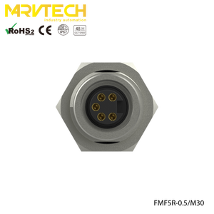 3 4 5 6 Pin Rear Mount 7/8 <b>Power</b> Connector Factory Direct Oem IP67 Automotive Male Usb to 4 Bnc Female IEC Trs 3 - Product Image 2