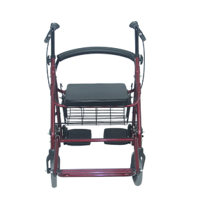 Andador Ajustável Dobrável com Carrinho de Compras e Assento para Idosos - Product Image 4