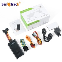 Sistema de seguimiento gratuito Alarma de motocicleta para coche con SOS/MIC y motor Off SinoTrack ST906 Rastreador GPS inteligente y localizador