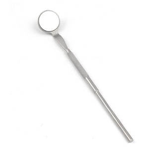 Miroir buccal dentaire manuel professionnel en acier inoxydable, poignée ergonomique, outil de dentiste de haute qualité pour l'inspection et le nettoyage des dents - Product Image 1