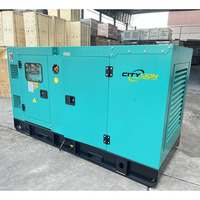 Groupe électrogène diesel silencieux 50 kW 60 kW 80 kW 100 kW avec démarrage automatique et à distance, châssis ouvert, à vendre