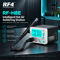 Station de soudage à air chaud intelligente RF4 H8E avec courbe de contrôle de température dynamique, chauffage rapide et 4 canaux de mémoire pour la réparation de téléphones et tablettes