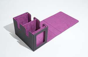 <span class=keywords><strong>กล่อง</strong></span>ใส่การ์ดเกมแบบเปิดสองด้าน ดีไซน์สร้างสรรค์ อุปกรณ์เสริมสำหรับเกมกระดาน <span class=keywords><strong>กล่อง</strong></span>เก็บ<span class=keywords><strong>การ์ด</strong></span>สะสม หนัง PU แม่เหล็ก - Product Image 1