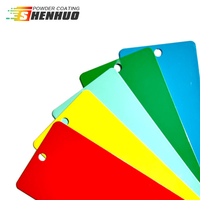 Revêtement en poudre électrostatique de couleur personnalisée, haute adhérence, certifié RoHS, couverture uniforme pour les jantes automobiles et les quincailleries