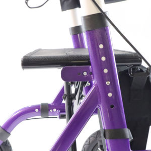 ऊंचाई समायोज्य चलने में मदद करता है चिकित्सा फोल्डेबल हल्के वजन सीधा वॉकर रोलेटर - Product Image 3