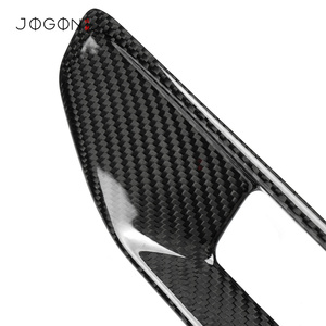 Cho Ford Ranger Wildtrak p703 ra 2024 2025 + nội thất cửa xử lý Carbon Bảng điều chỉnh TRIM bất sợi carbon nội thất phụ kiện - Product Image 4