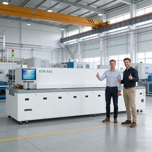 เตาอบรีโฟลว์อัจฉริยะ KTR 800 พร้อมใช้งานสำหรับอุตสาหกรรม 4.0  ระบบ PLC และมอเตอร์  รวมระบบไนโตรเจน  บัดกรีแบบไร้ข้อบกพร่อง - Product Image 2